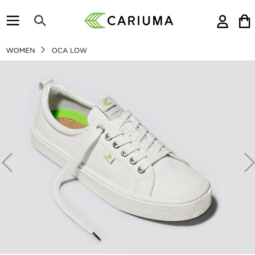 NWT off white canvas sneakers